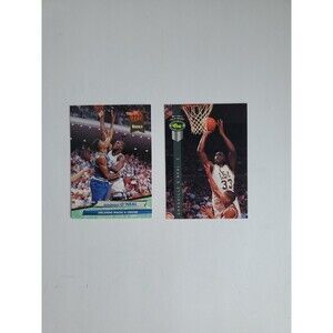 Shaquille O'Neal Basketball Rookie Cards Fleer Ultra And Classic Games Lot Of 2